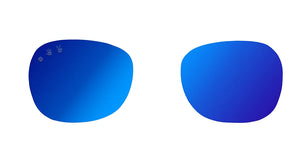 Roshambobaby Blue Mirrored Polarized Replacement Lens Set