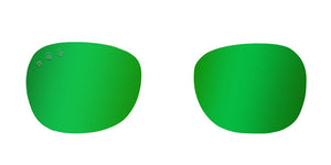 Roshambobaby Green Mirrored Polarized Replacement Lens Set