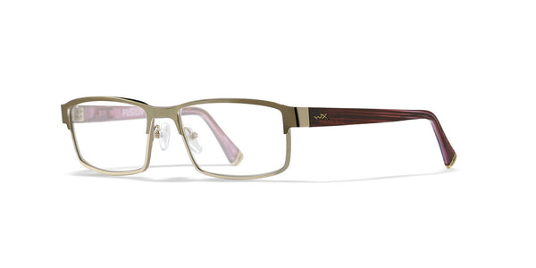[Gold With Pink Temples / Clear]