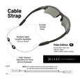 Luxe Performance Eyewear Cable Strap Palm Tree 14"
