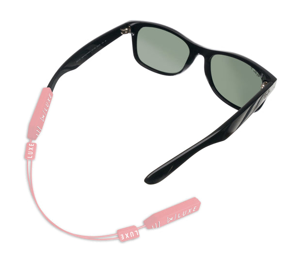 Luxe Performance Eyewear Cable Strap Pink 14"